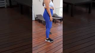 Calça Legging Azul Royal 3D