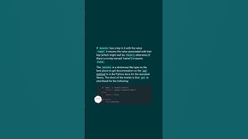 django request.session.get("name", False) - What does this code mean? #shorts
