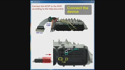 How Yanhua Mini ACDP Read BMW MSV80 DME ISN