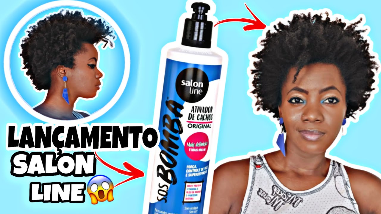 Novo Ativador De Cachos Original Sos Bomba Da Salon Line Youtube