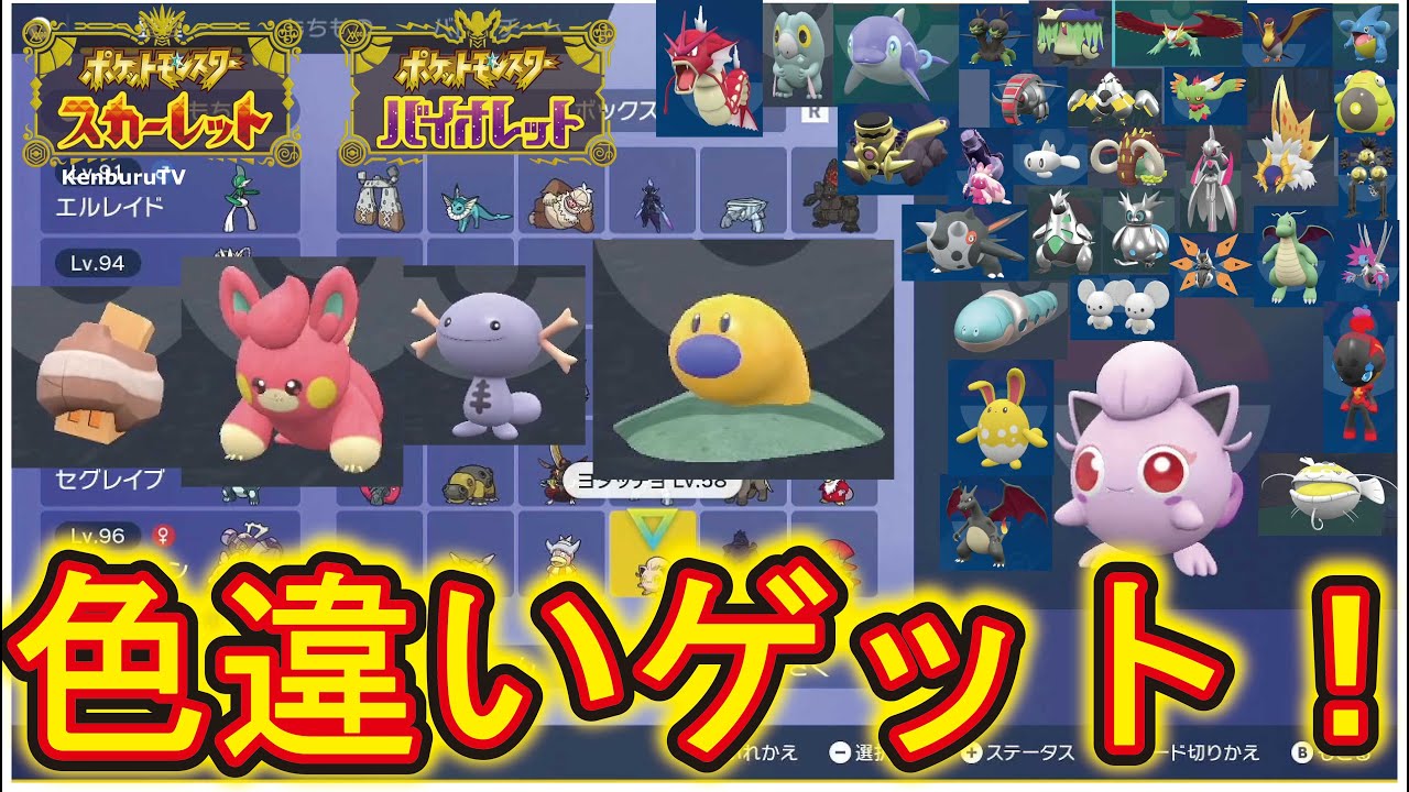 ポケモンスカーレットバイオレット 視聴者参加型テラレイドも 色違いウミディグダゲットと色違いウパーもゲット 色違い新ポケモンコンプしていこうマルチライブ配信 Youtube