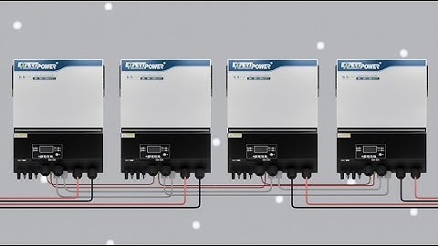 6.5KW Hybrid Solar Inverter - 4 Units in Parallel Configuration | ExpertPower