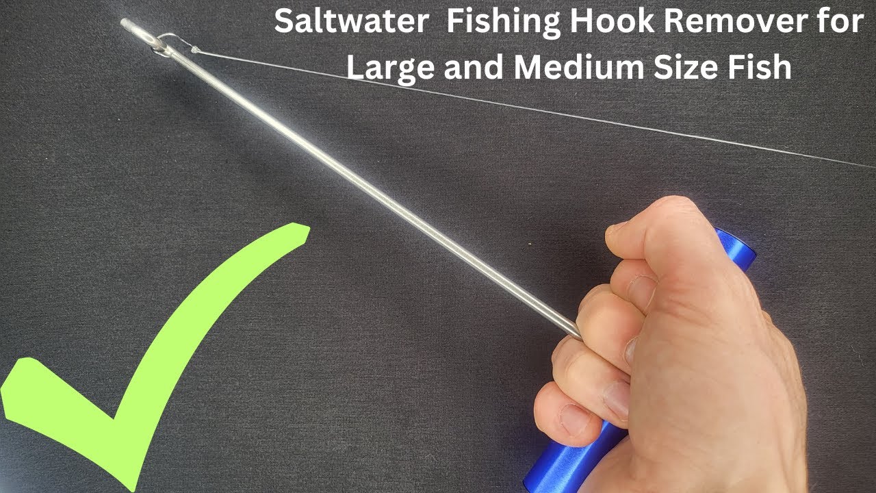 Booms Fishing R08 Saltwater Fishing Hook Remover for Large and Medium Size  Fish [4K] 