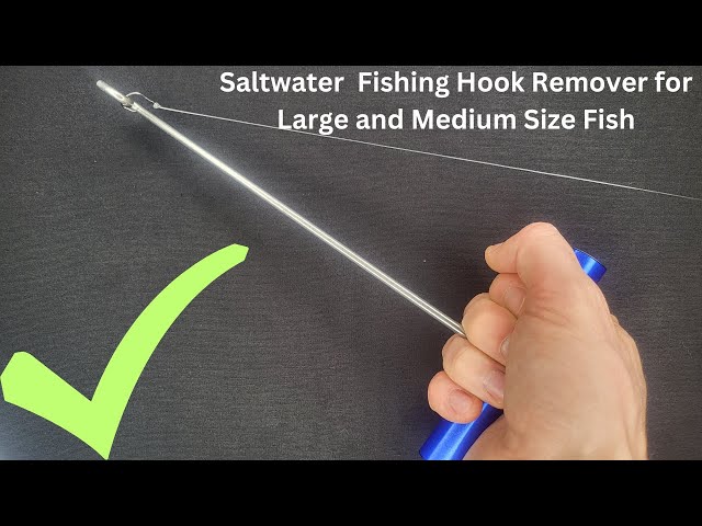 Booms Fishing R08 Saltwater Fishing Hook Remover for Large and Medium Size  Fish [4K] 