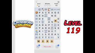 Crossword Challenge Level 119 Walkthrough