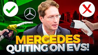 Mercedes CEO Calls It Quits On EVs! Here Are The Reasons Why.