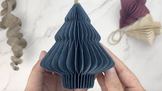 Christmas Tree Craft  | 聖誕節摺紙/剪紙教學 + 立體聖誕樹裝飾製作（ Step By Step）
