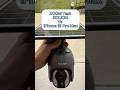 SOLIOM Solar Security Camera vs IPhone 15 Pro max Camera Focus Test #howto #outdoorsecuritycamera