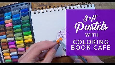SOFT PASTELS - How you can use soft pastels when coloring your favorite page