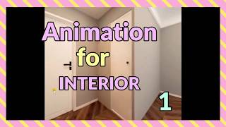 3Ds Max | How to create Animation for Interior