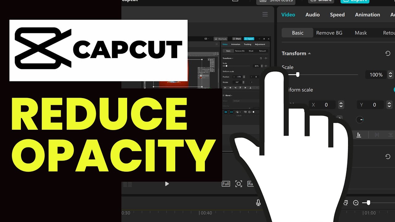 CAPCUT EXPERT Reveals Opacity Reduction Secrets! - YouTube
