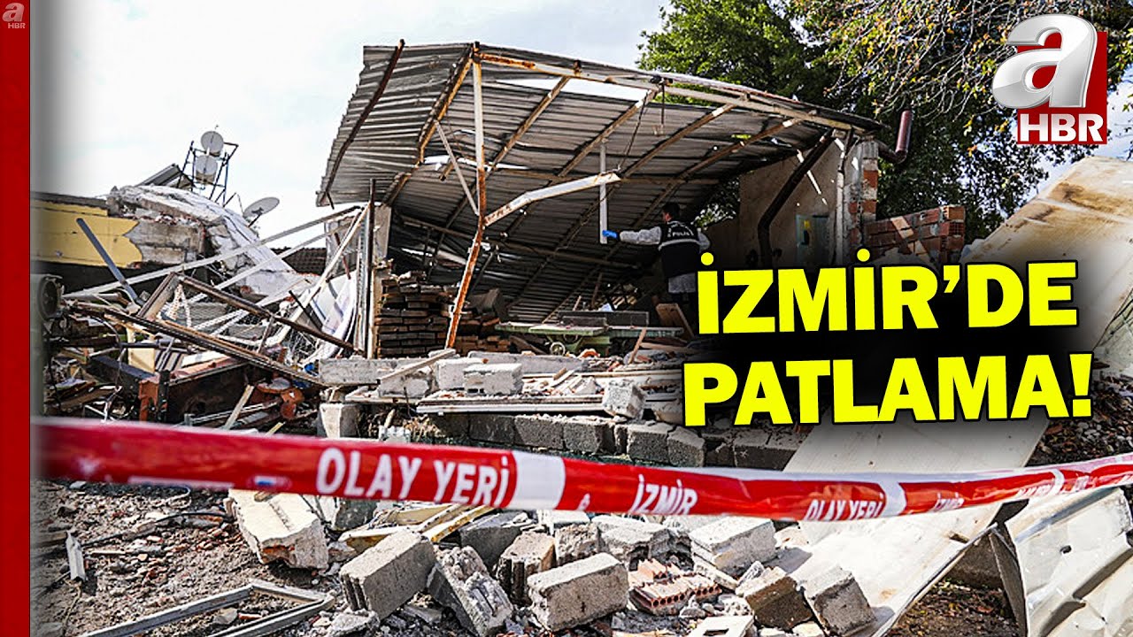 İzmir'de patlama! Ev harabeye döndü... | A Haber