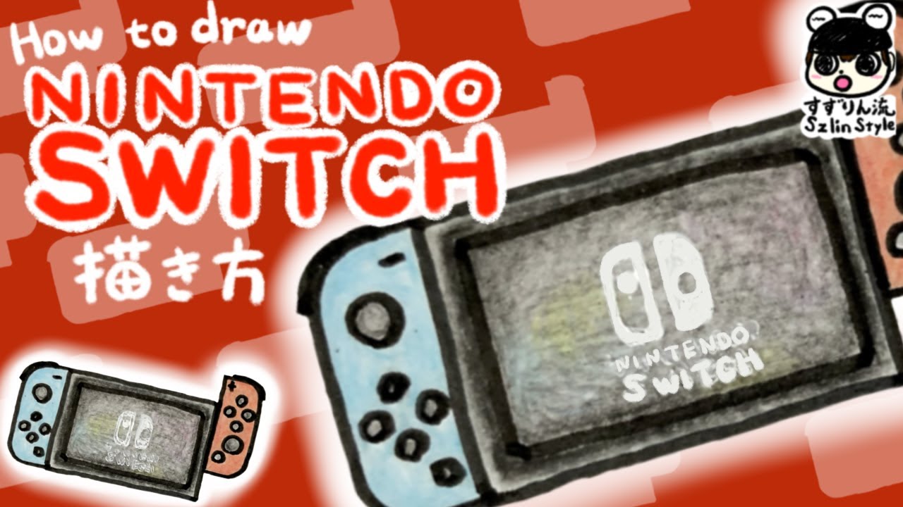 How To Draw Nintendo Switch Cute And Easy Youtube