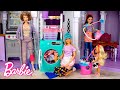 Barbie Sisters Cleaning Routine - Helping Grandmas Dollhouse