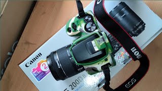 (HINDI-2021) How to Tie Neck Strap in Canon EOS 200D Mark II | Attach a Neck strap to your DSLR