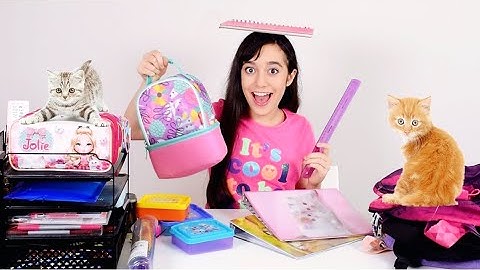 MEU MATERIAL ESCOLAR 2021/2022 ★ Arrumando tudo para voltar para a escola presencial no Canadá