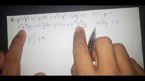 8 Solutions of FODE: Integrating Factor by Inspection - Part 2