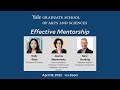 Effective Mentorship Panel Discussion