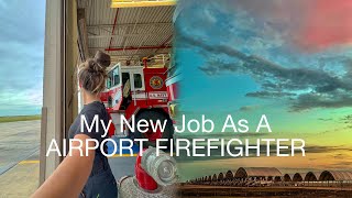 My First Day As An AirPort Firefighter/VLOG/ Room Tour At The Station✨