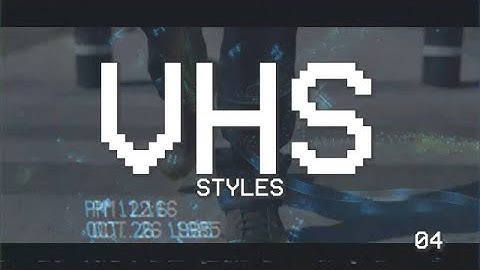 VHS Styles Pack Premiere Pro Templates