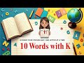 10 English Words That Start with K | Examples + Quiz | A2Z Vocabulary