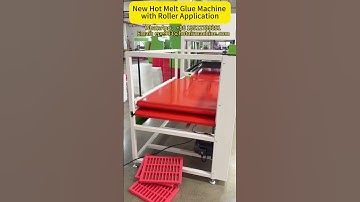 New Hot Melt Glue Machine with Roller Application | Multi-Layer Foam Gluing Solution