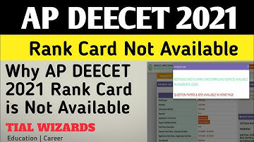 AP DEECET 2021 Rank card not Coming | AP DEECET 2021 Results is held | AP DEECET 2021 Latest News