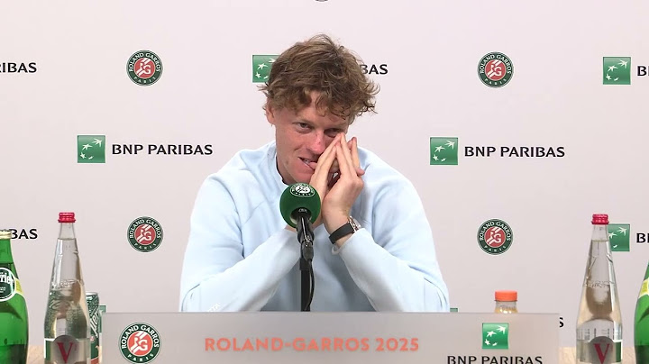 Roland-Garros 2025 - Jannik Sinner : “Non passerò il mio tempo a piangere...”