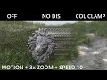 TAA | OFF vs No Disocclusion Mitigation Vs Colour Clamp - Comparison (samples at the end) | OpenGL