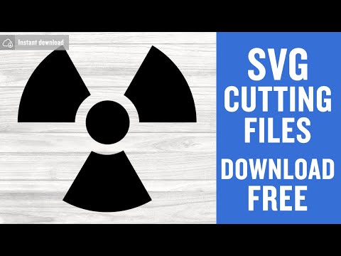 Radiation Symbol Svg Free Cutting Files for Silhouette Free Download