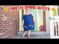 10 THRIFTED OUTFIT IDEAS FOR SPRING *Plus Size Vintage and Thrifted Outfits for Spring*