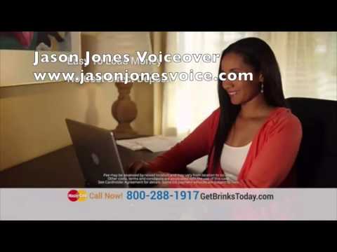 Brinks Prepaid Mastercard Commercial ~ JasonJonesVoice.Com