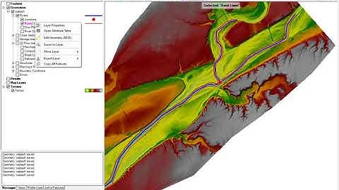 1D Hydraulic Modeling using HEC-RAS (4/10) - Create Bank Lines for HEC-RAS Geometry