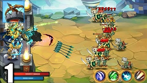 Castle Defender: Hero Idle Defense TD - Gameplay Walkthrough Part 1 (Android/iOS)