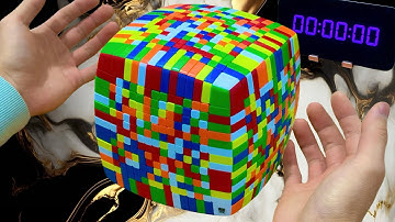 INSANE MoYu 15x15 Rubik’s Cube Solved in Record Time!