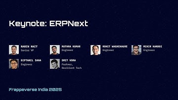 Keynote: ERPNext | Frappeverse India 2025