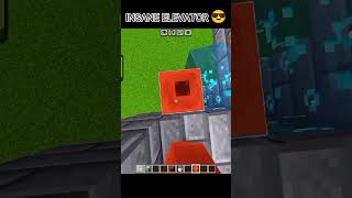 INSANE ELEVATOR IN MINECRAFT#minecraft#herobrine#null#dream#gaming shortsfeed