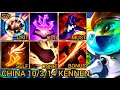 KENNEN Mid Lane MVP S Rating 10/3/14 - China Wild Rift New Meta Build &amp; Runes By Tiarty