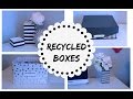 RECYCLED BOXES, BUDGET HOME ORGANIZATION