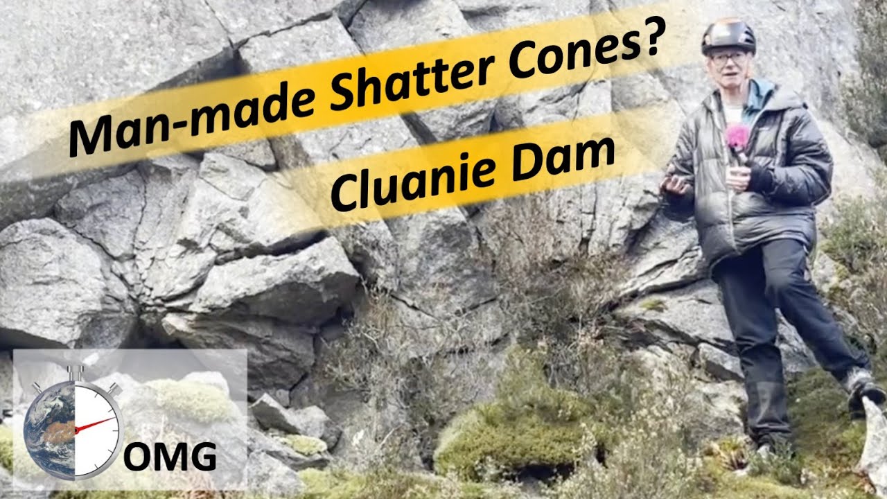 Это искусственные конусы для разрушения? Плотина Клуани.