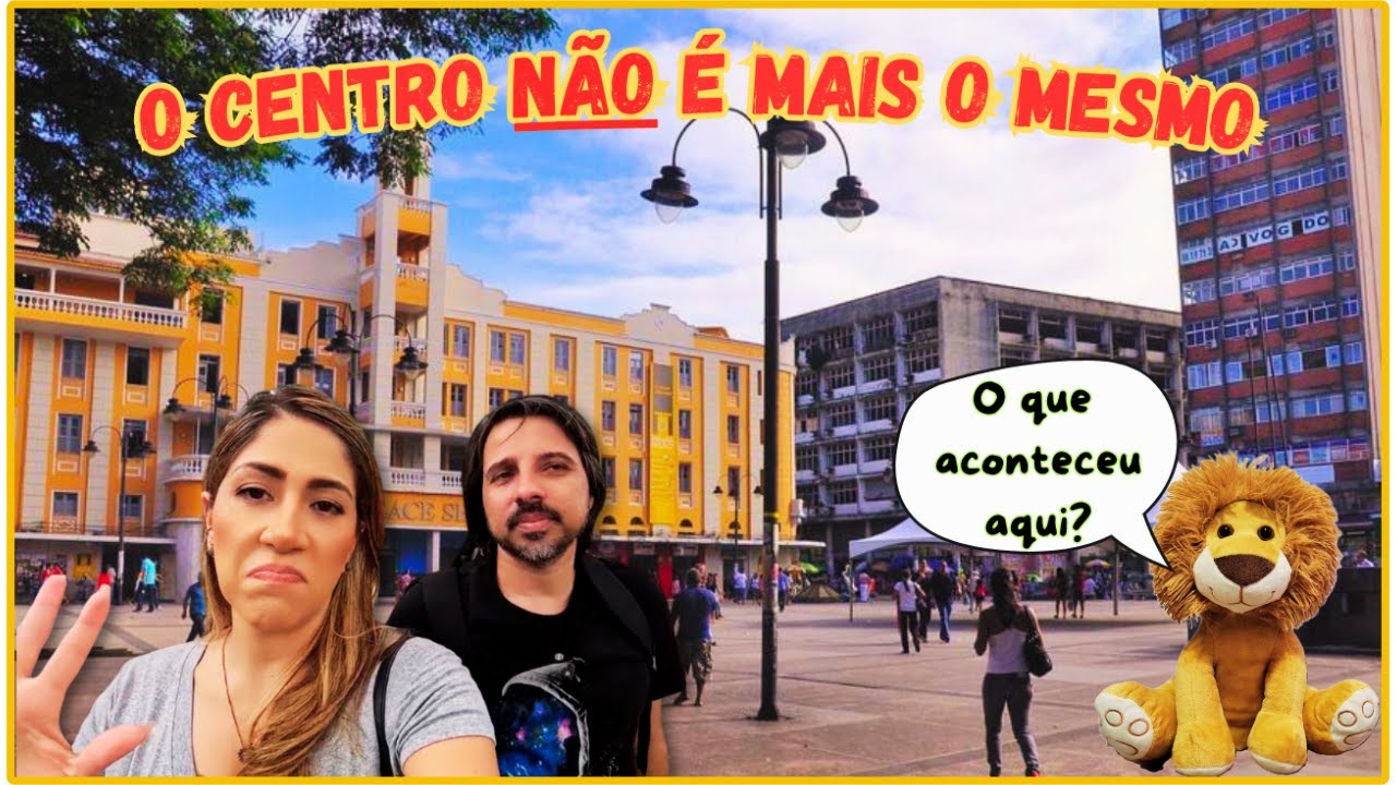 Passeio pelo Centro de João Pessoa – Está MUDANDO muito!