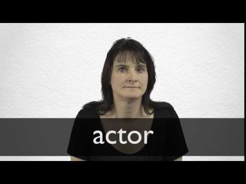 How to pronounce ACTOR in British English