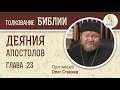 Деяния Святых Апостолов. Глава 23. Протоиерей Олег Стеняев. Библия