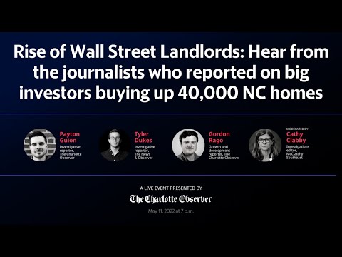 Hear From The Journalists Who Reported On Big Investors Buying Up 40,000 NC Homes