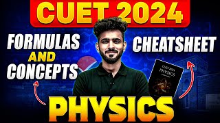Physics All Formulas & Concepts CHEATSHEET😲| CUET 2024 Preparation📃