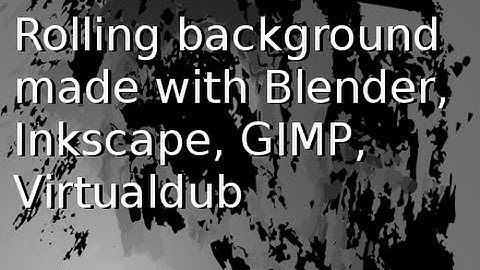 3D rolling background from SVG