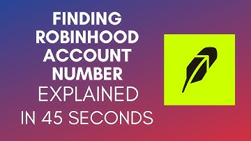 How To Find Robinhood Account Number (2025)