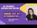AAC Answering Parent Question Changing Voice, Rate, or Pronounciation Proloquo2Go. Tutorial SLP