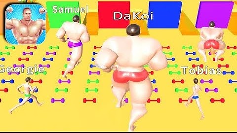 MUSCLE RACE 💪🏋️👊Games Mobile All Levels Android,iOS Gameplay NEW Update Level MR25 EW23FV #MUSCLRACE