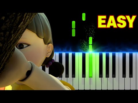 Squid Game - Red light Green light (Netflix) | EASY Piano Tutorial
